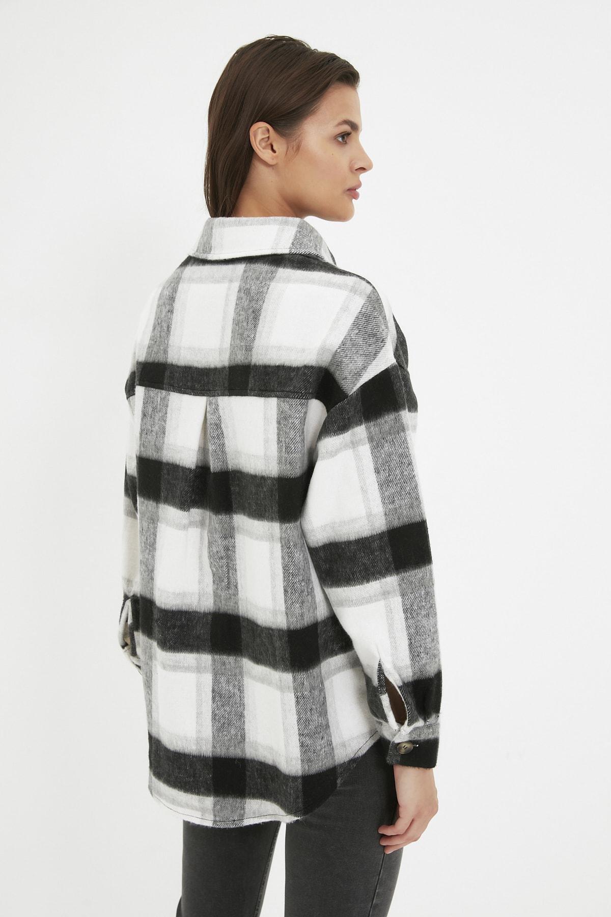 Black Oversize Shirt, Black, large image number 4
