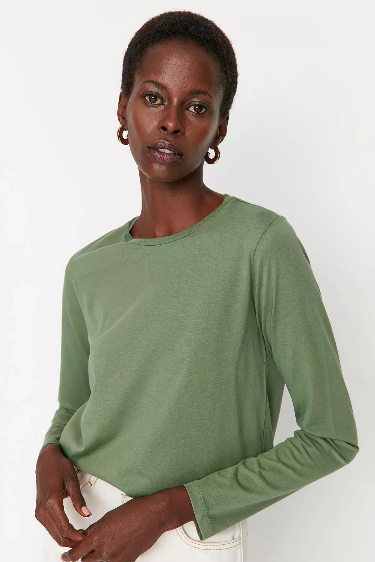 Green Regular Crew Neck Tshirt, , large image number 1