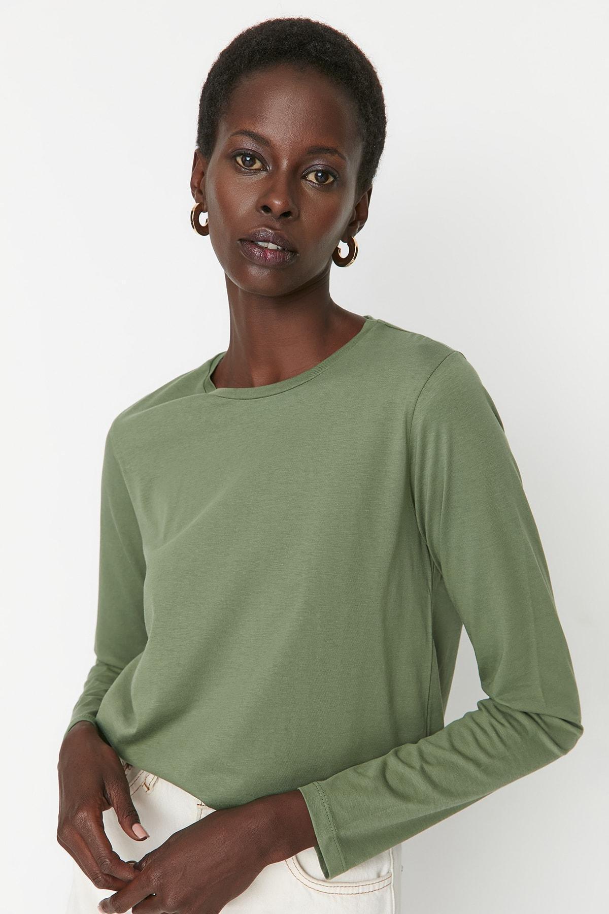 Green Regular Crew Neck Tshirt, , large image number 2