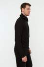Trendyol - Black Shawl Collar Sweatshirt