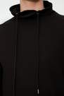 Trendyol - Black Shawl Collar Sweatshirt