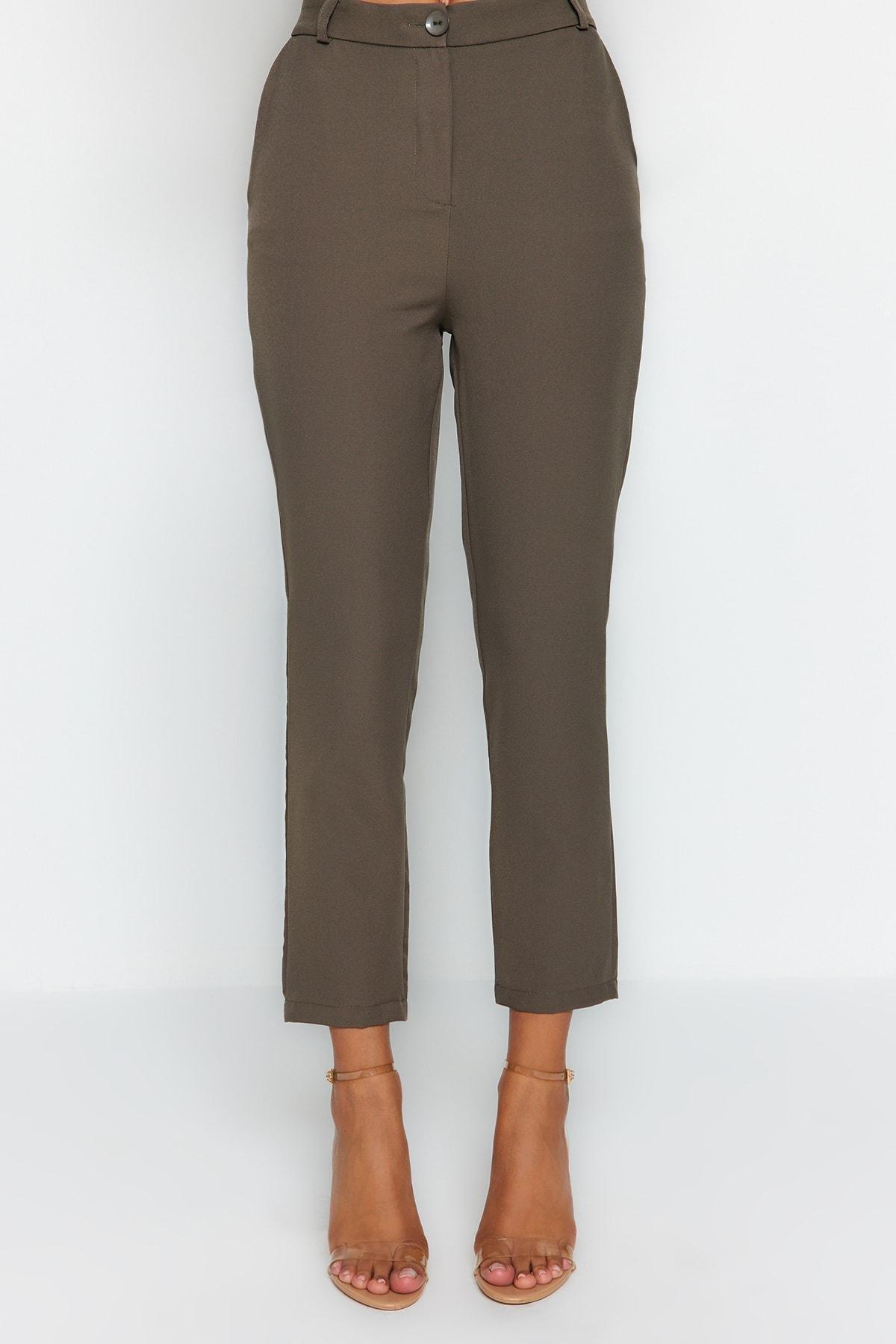 Brown Cigarette Pants, , large image number 5