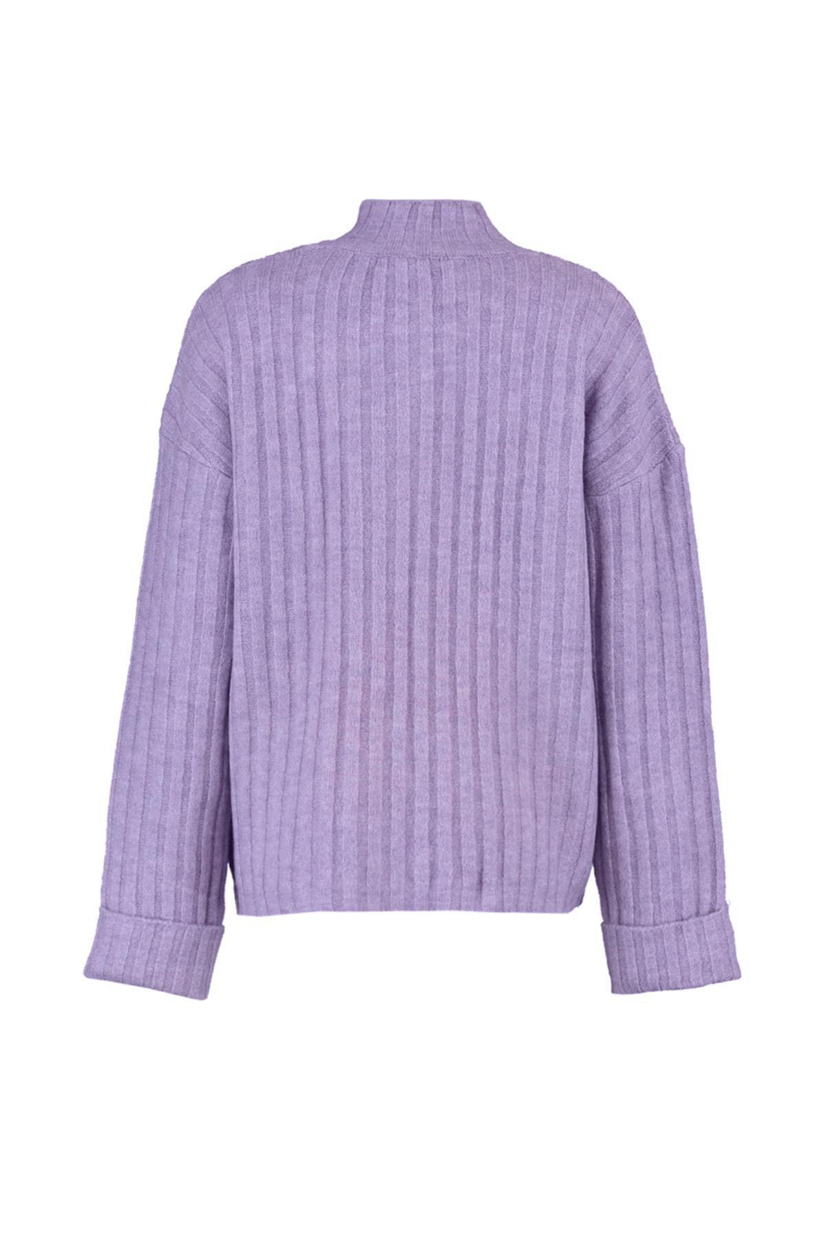 Purple Oversize Sweater, , large image number 7