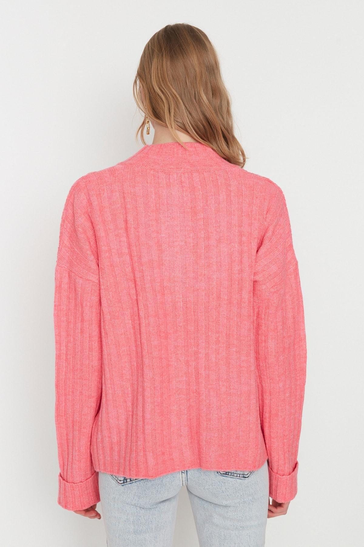 Pink Oversize Sweater, , large image number 4