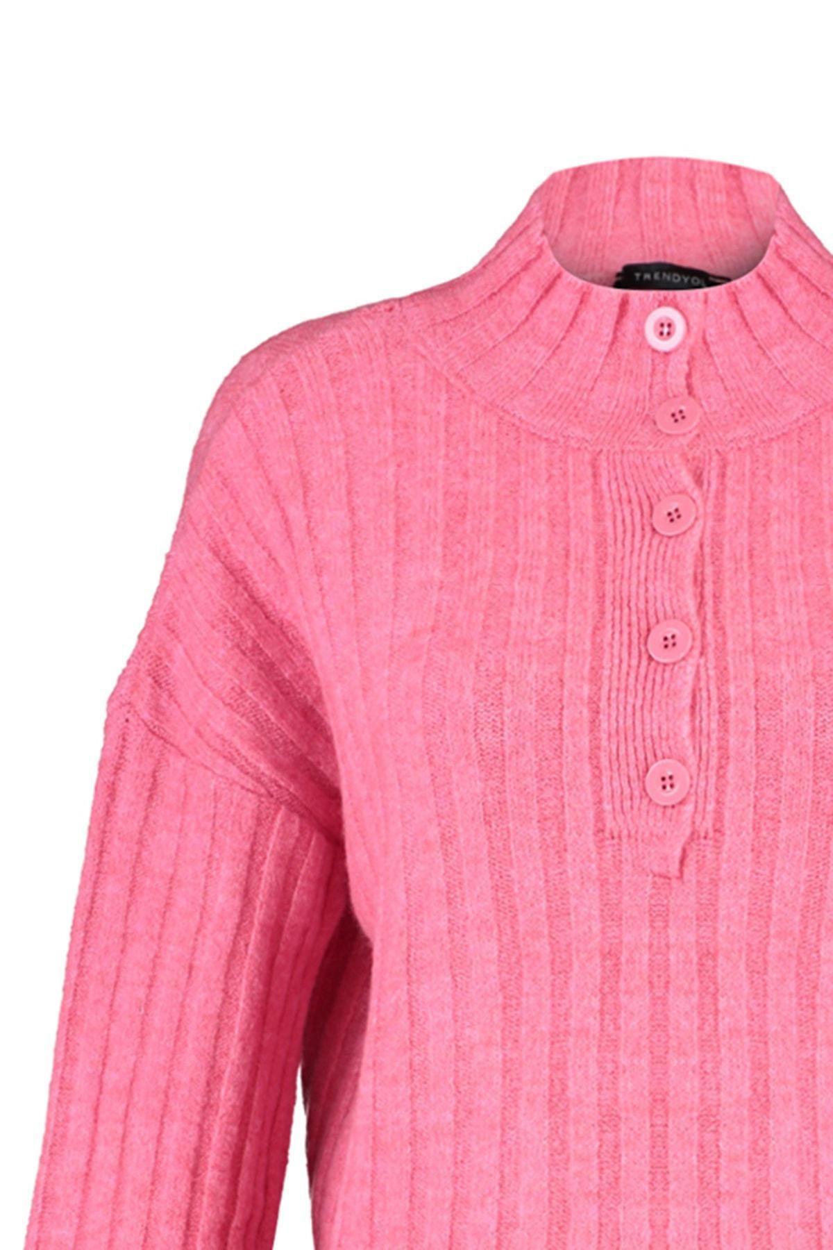 Pink Oversize Sweater, , large image number 7