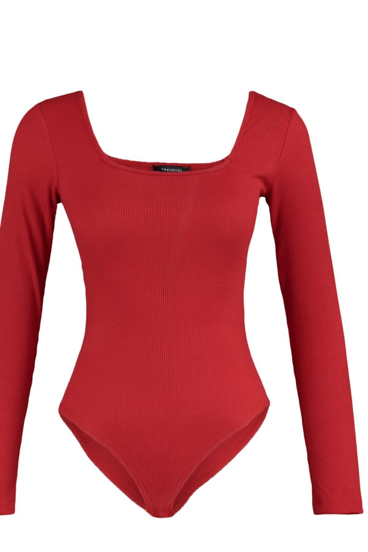 Collar Long Sleeve Bodysuit, , large image number 6