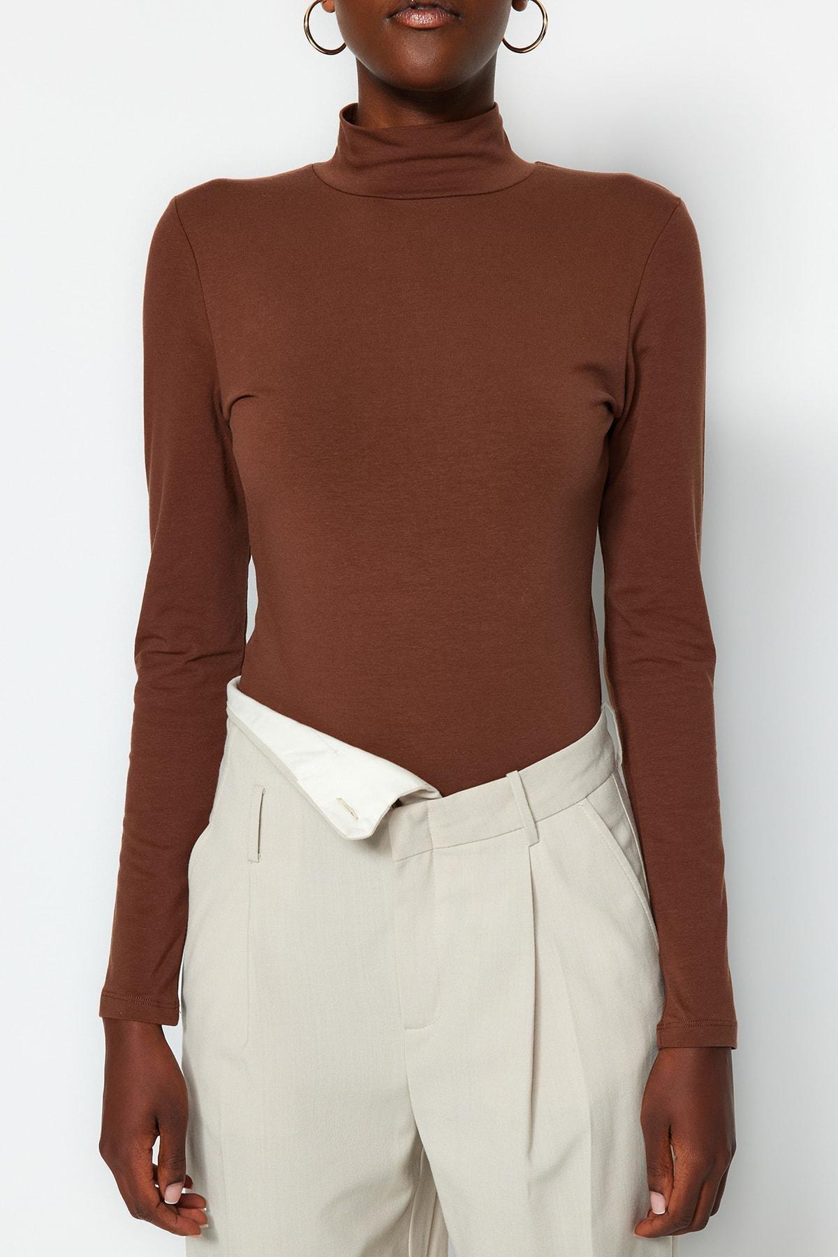 Collar Long Sleeve Bodysuit, , large image number 7