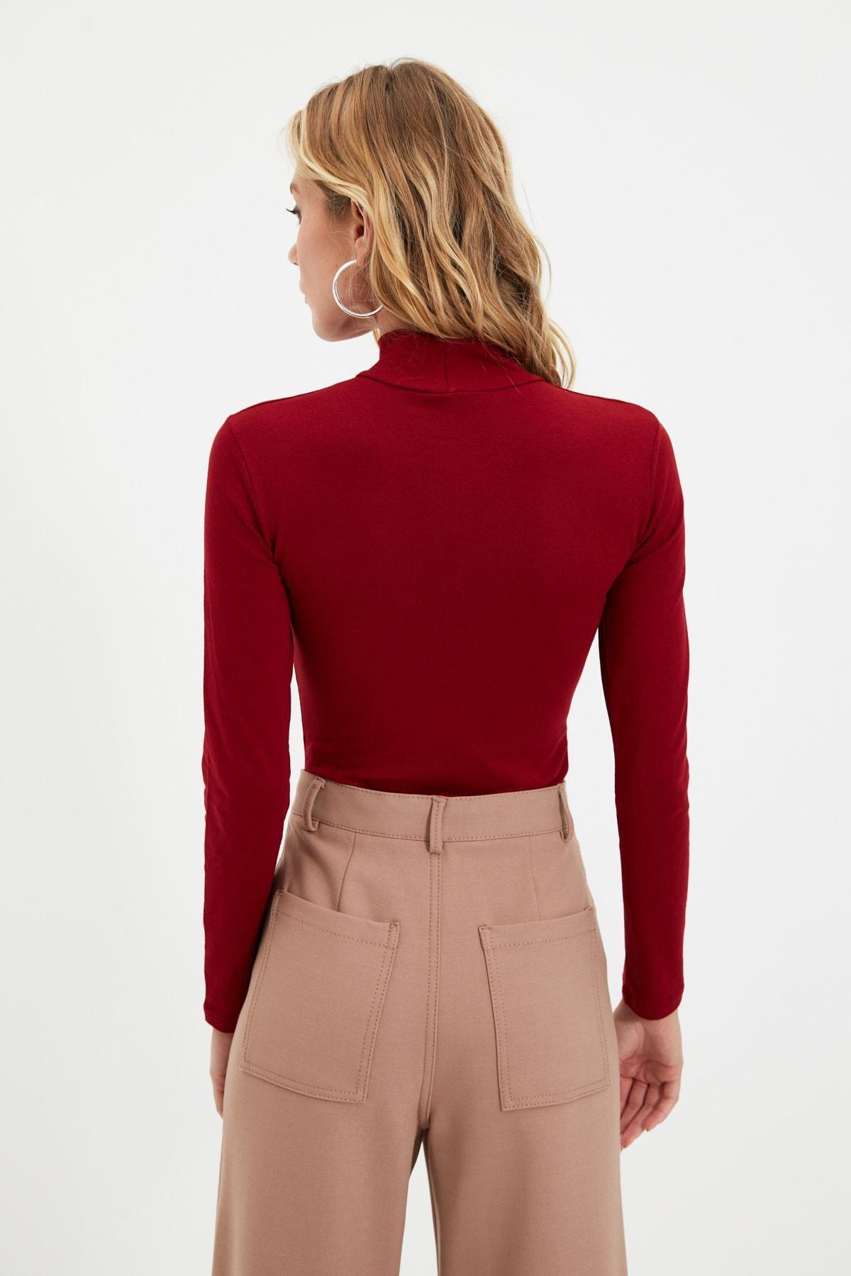 Burgundy Women Bodysuit, , large image number 3
