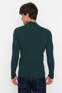 Trendyol - Green High Neck Slim Sweater