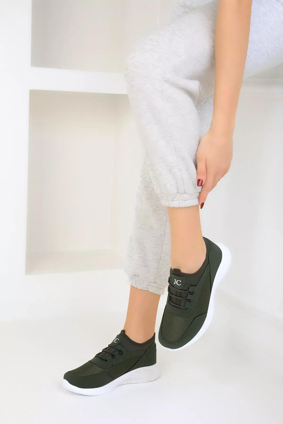 Green Womens Sneakers 15226, , large image number 2