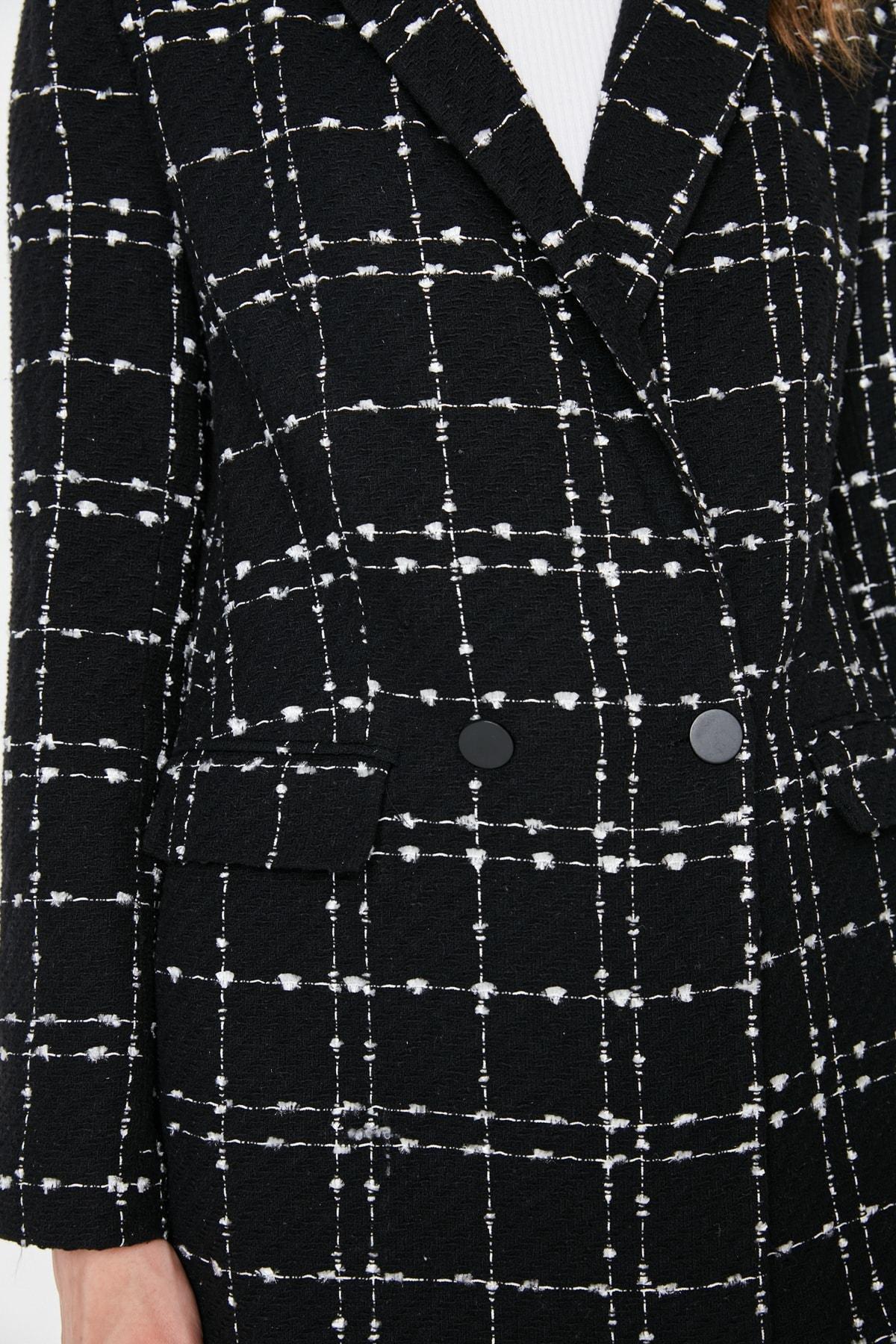 Black Oversize Blazer, , large image number 3