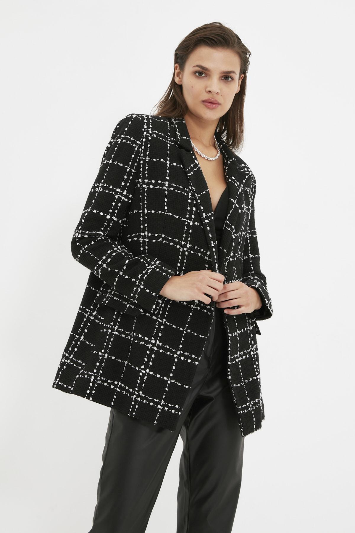 Black Oversize Blazer, , large image number 6