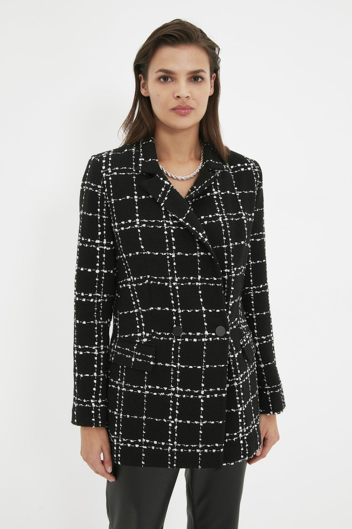 Black Oversize Blazer, , large image number 7