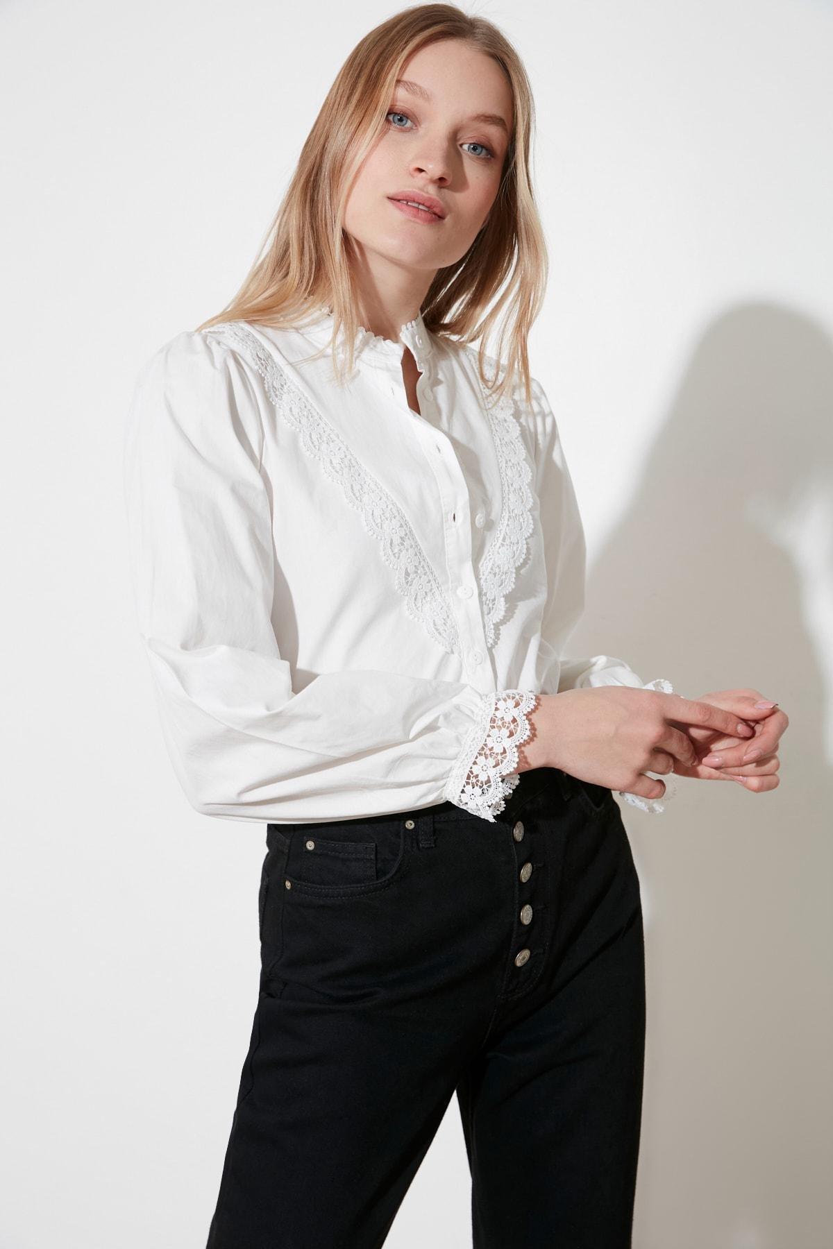 White Regular Shirt, , large image number 6