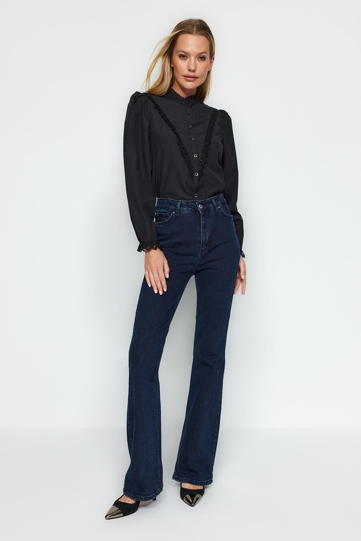 Black Regular Shirt, , large image number 1