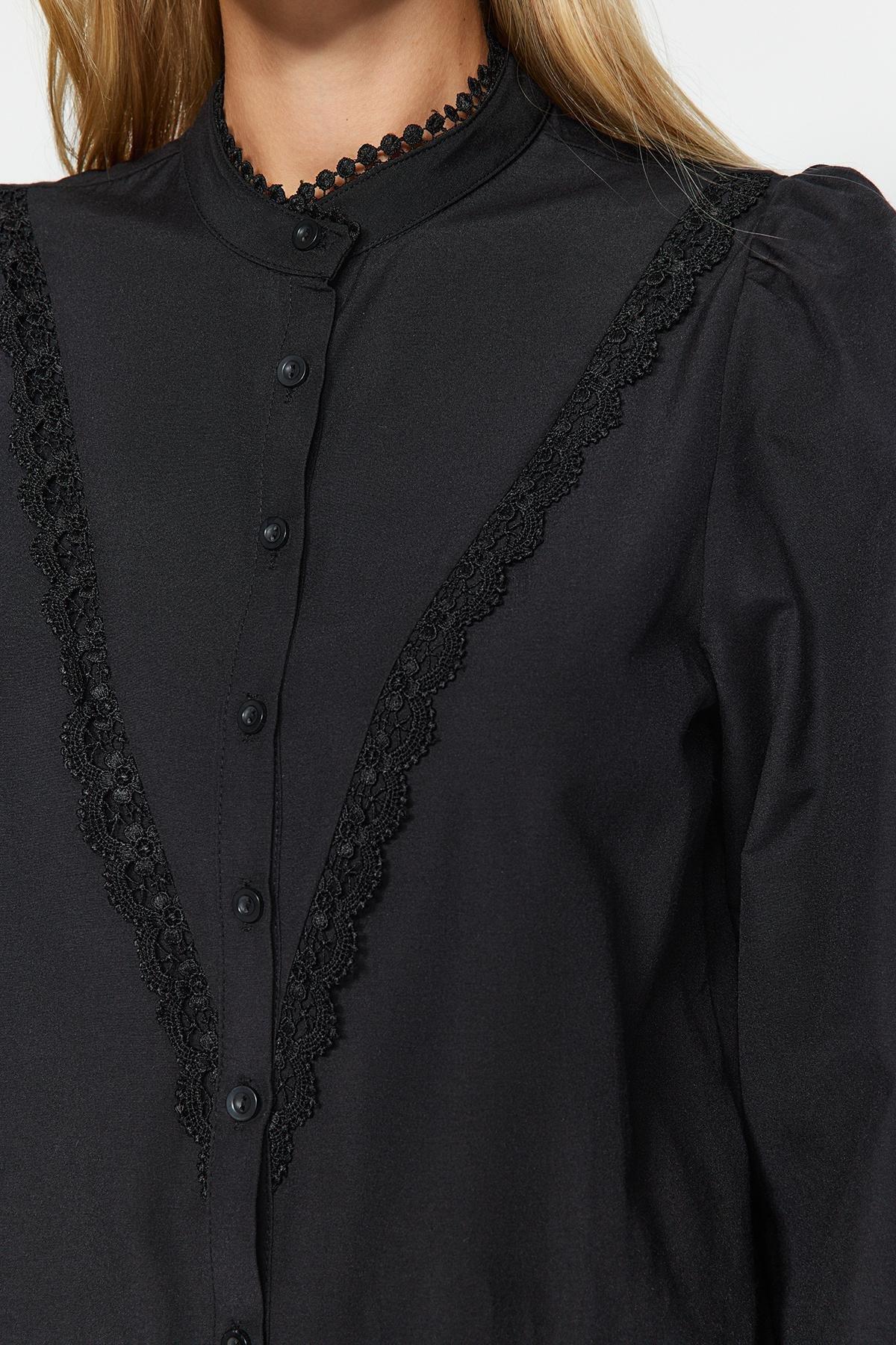 Black Regular Shirt, , large image number 9