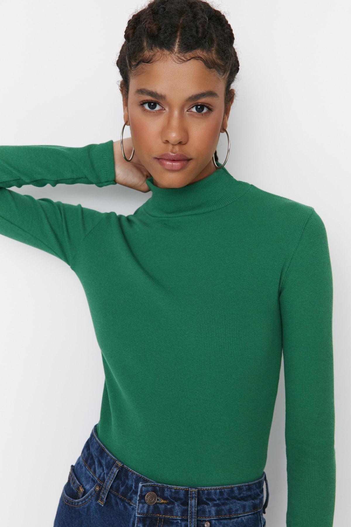 Black Slim Blouse, , large image number 0