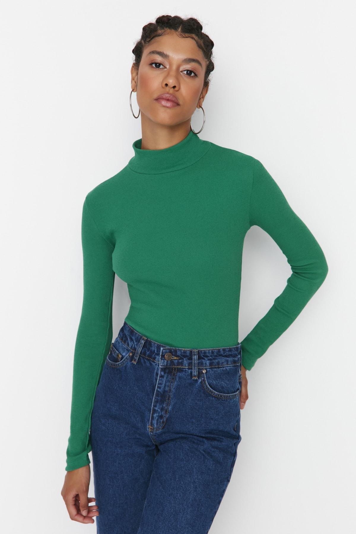 Black Slim Blouse, , large image number 1