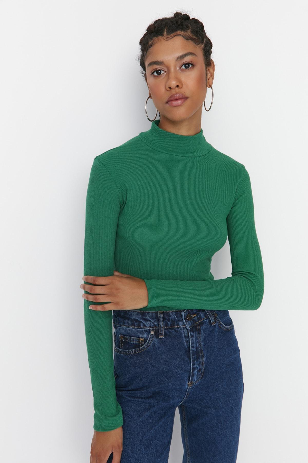 Black Slim Blouse, , large image number 2