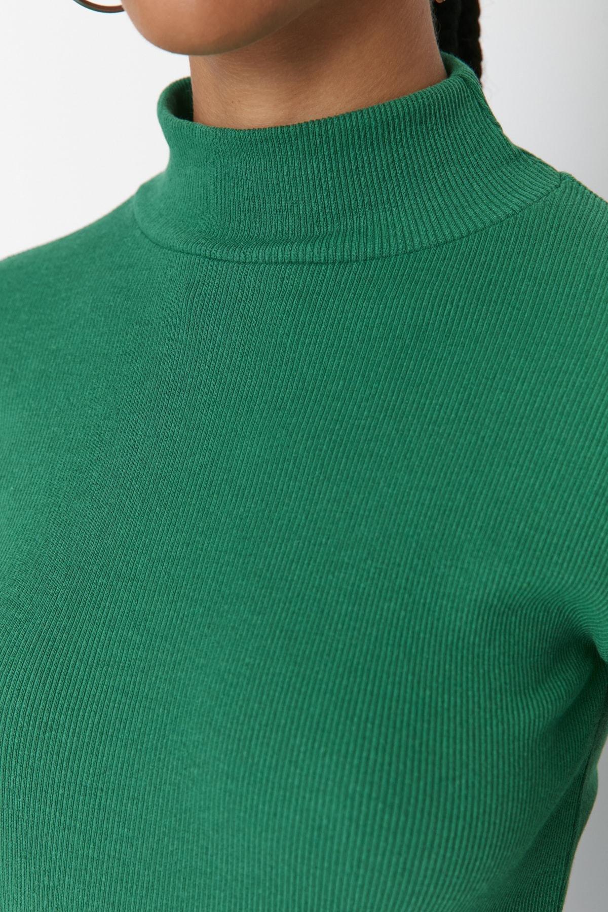 Black Slim Blouse, , large image number 4