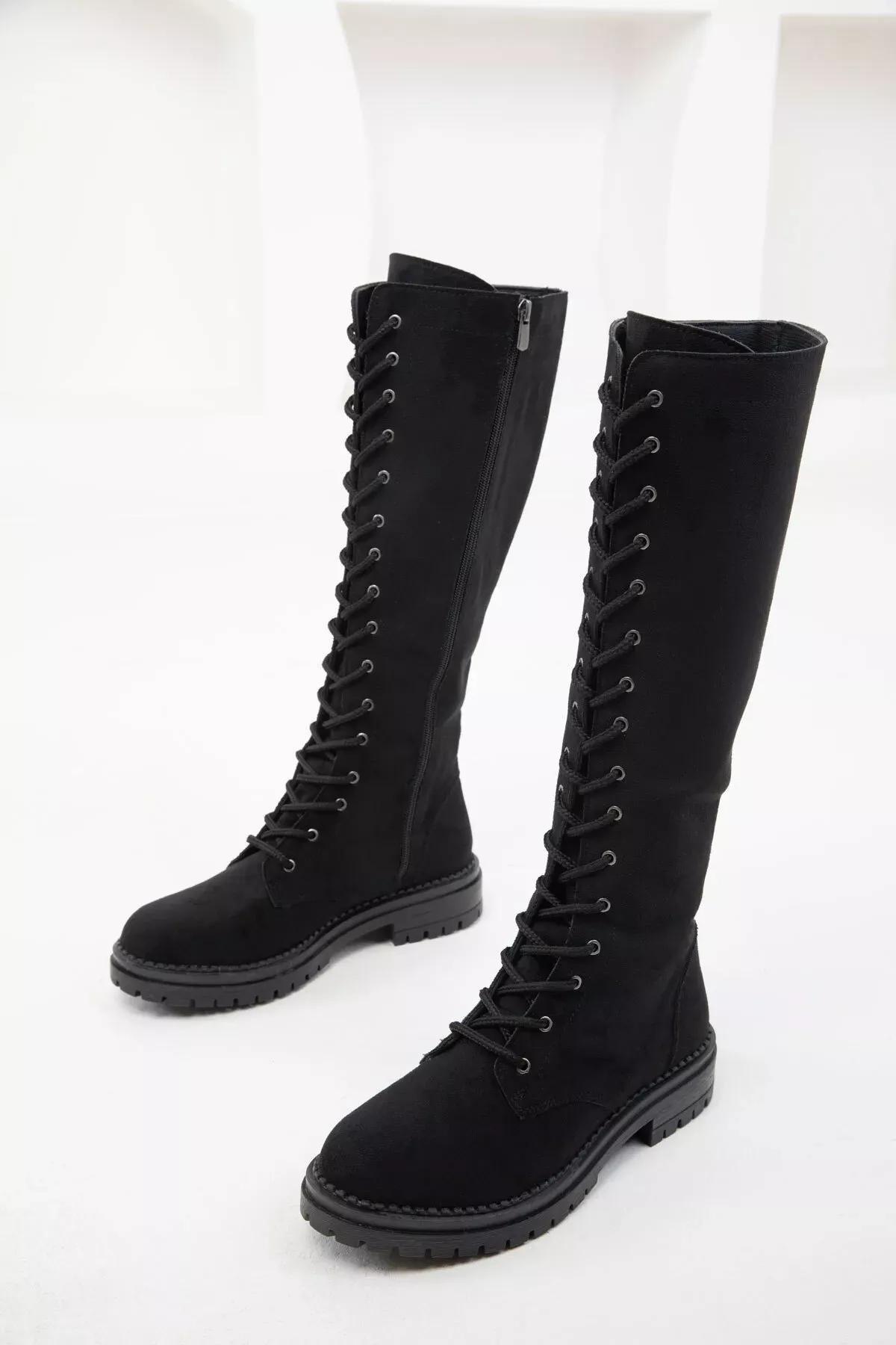 Black Suede Boots, C101_2531, large image number 1