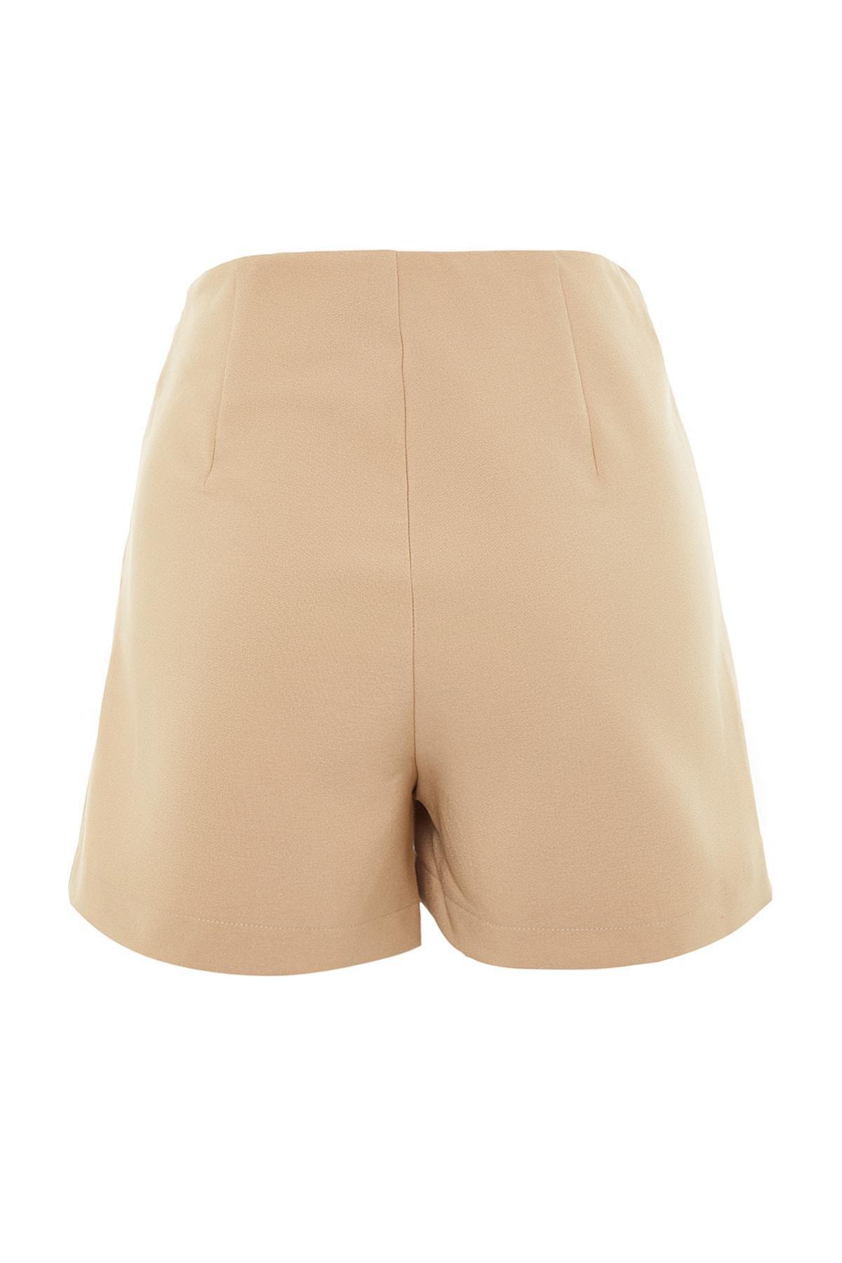 Grey High Waist Mini Shorts, , large image number 12