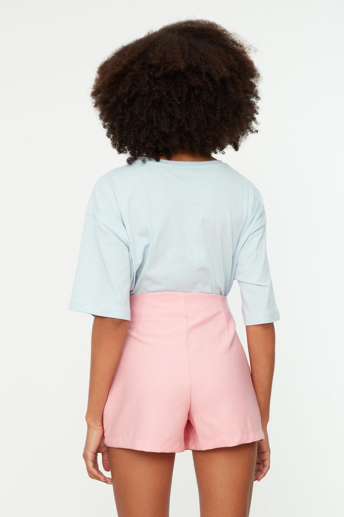 Pink High Waist Skort, , large image number 4