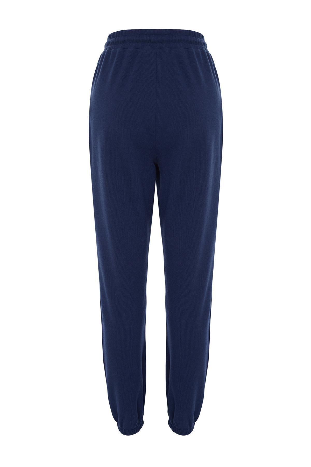 Navy Pocketed Sportswear Sweatpants, , large image number 6