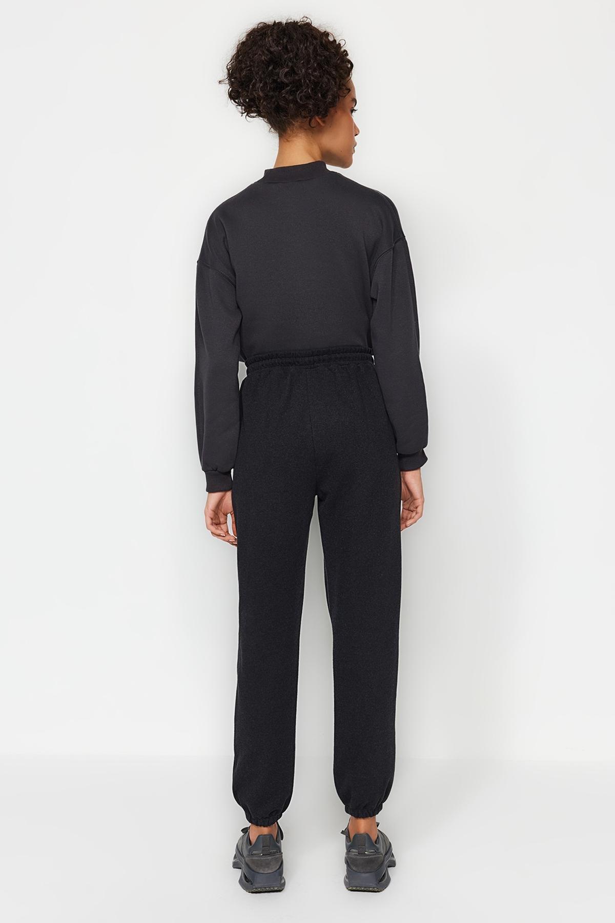 بنطال رياضي بجيوب، أسود, BLACK, large image number 7