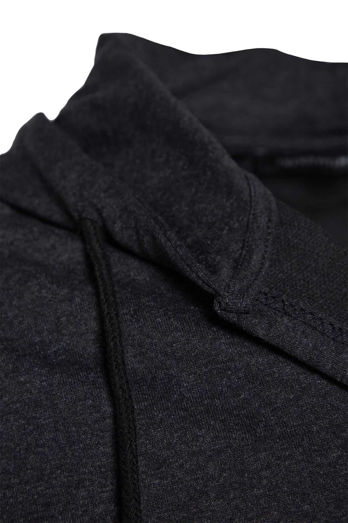Grey Zippered Cardigan, , large image number 6