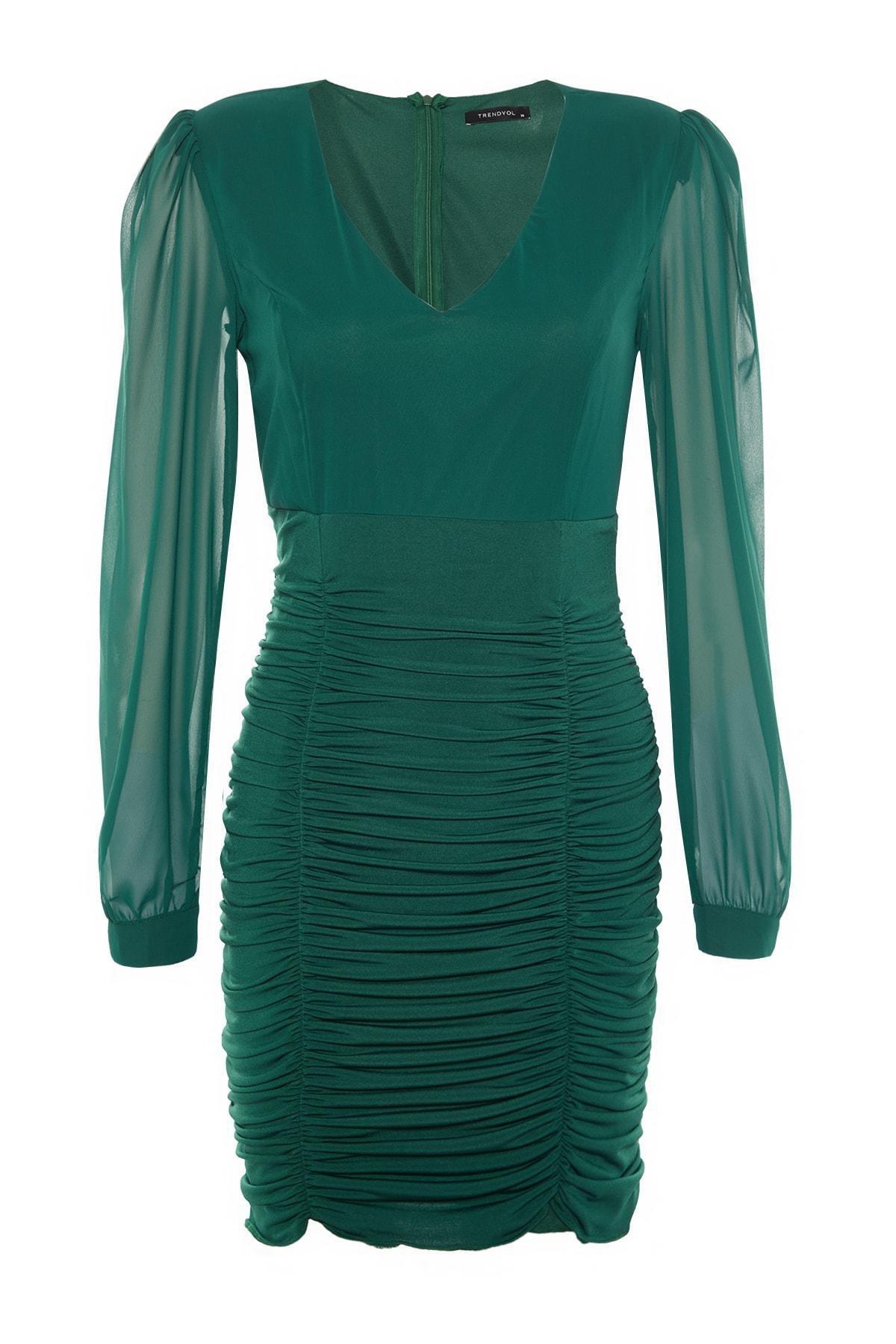 Green Bodycon Mini Dress, , large image number 5