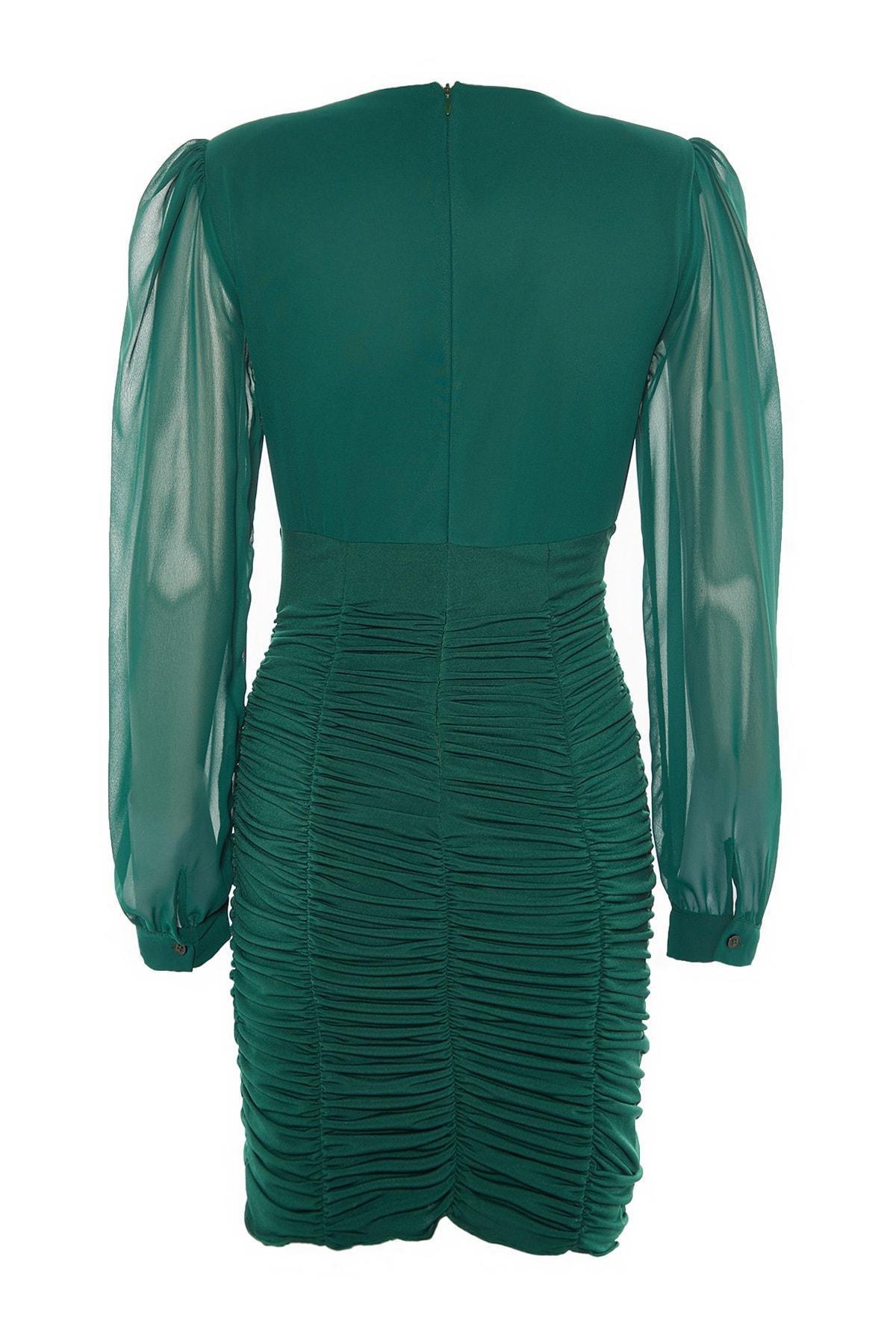 Green Bodycon Mini Dress, , large image number 7