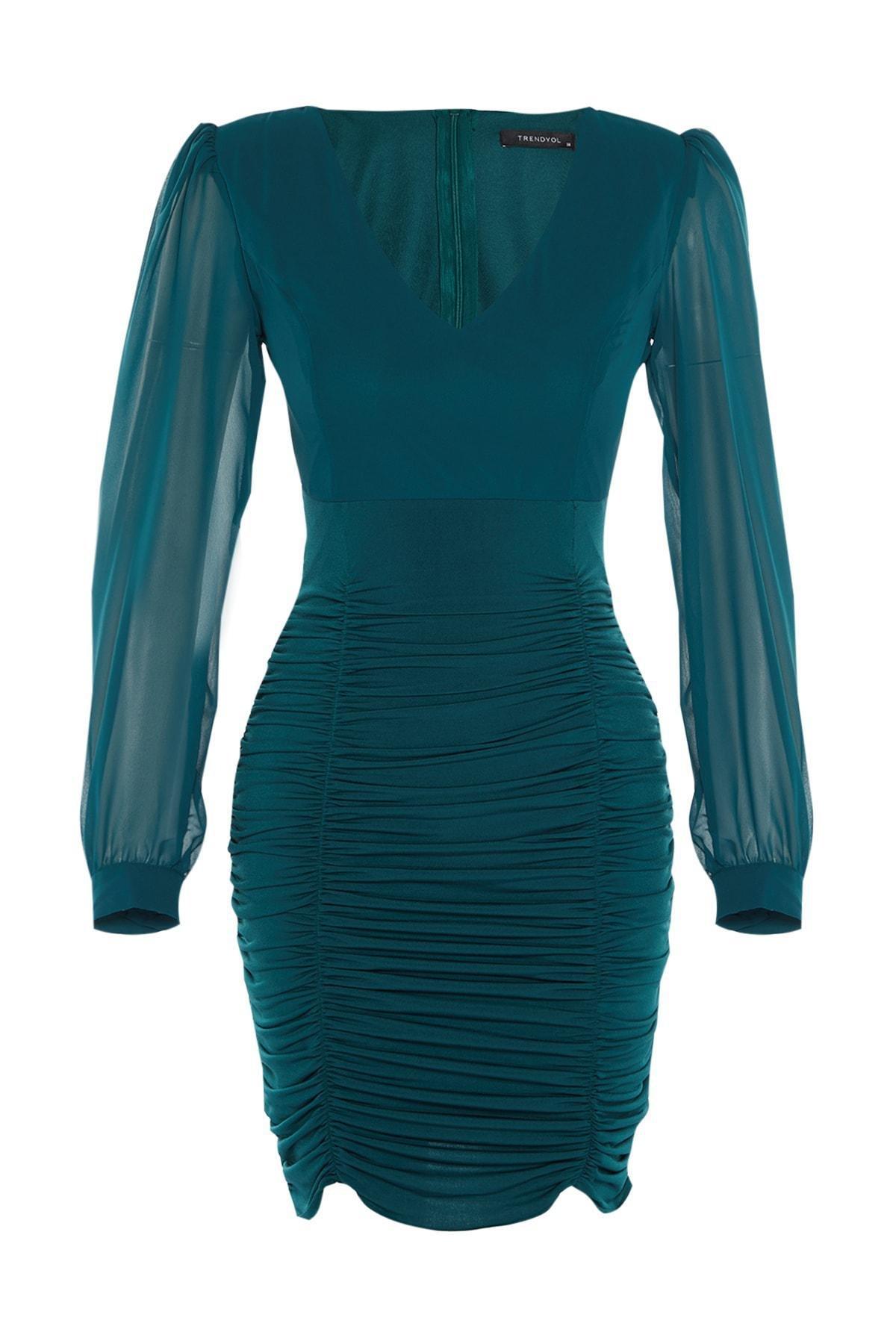 Green Bodycon Mini Dress, , large image number 8