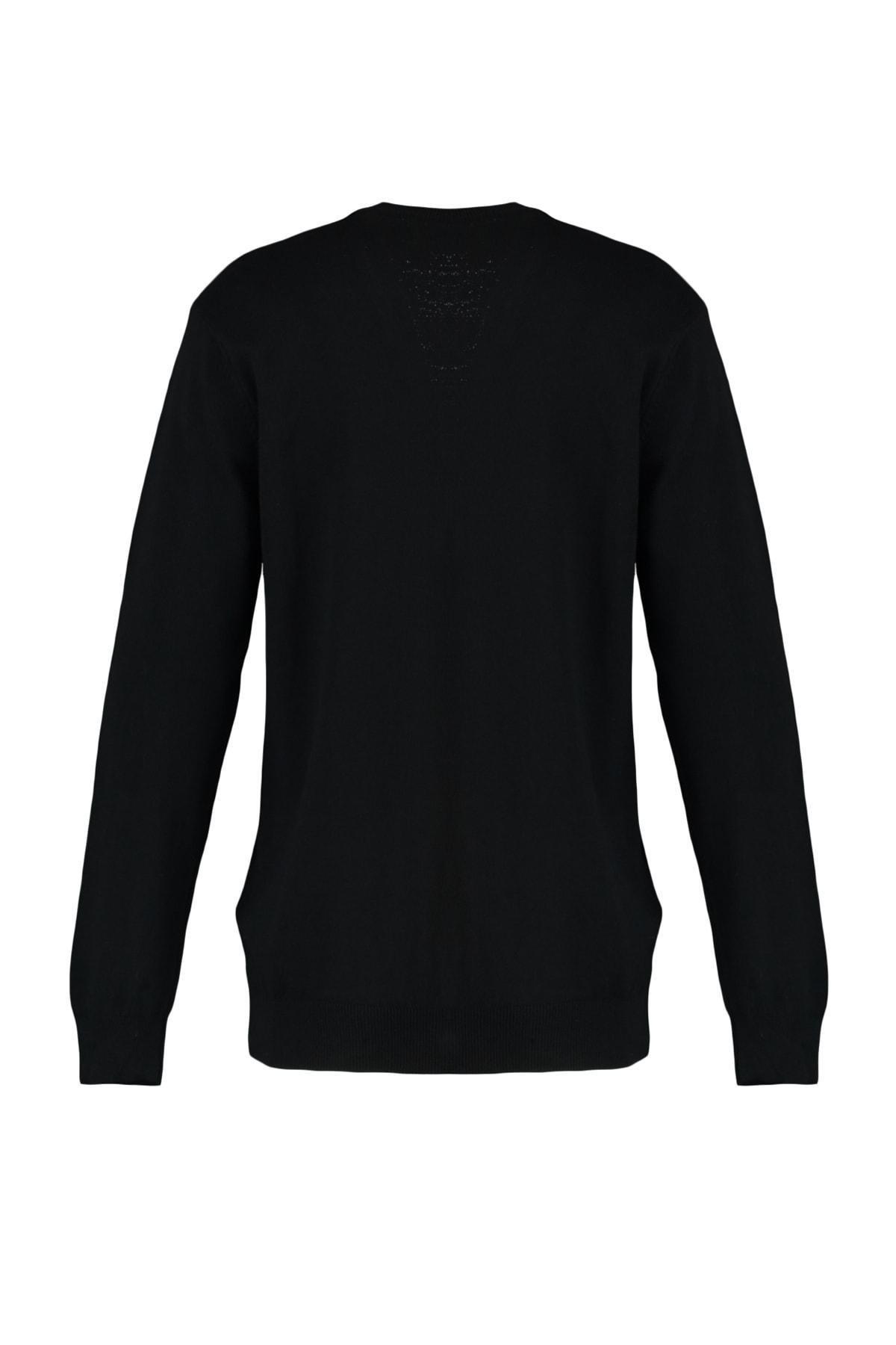 Black Regular Cardigan, Black, large image number 7