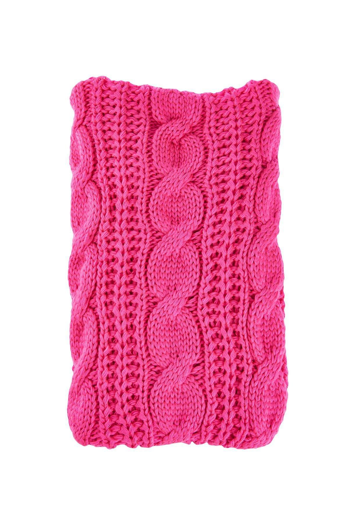 Pink Textured Business Scarf, Pink, large image number 4