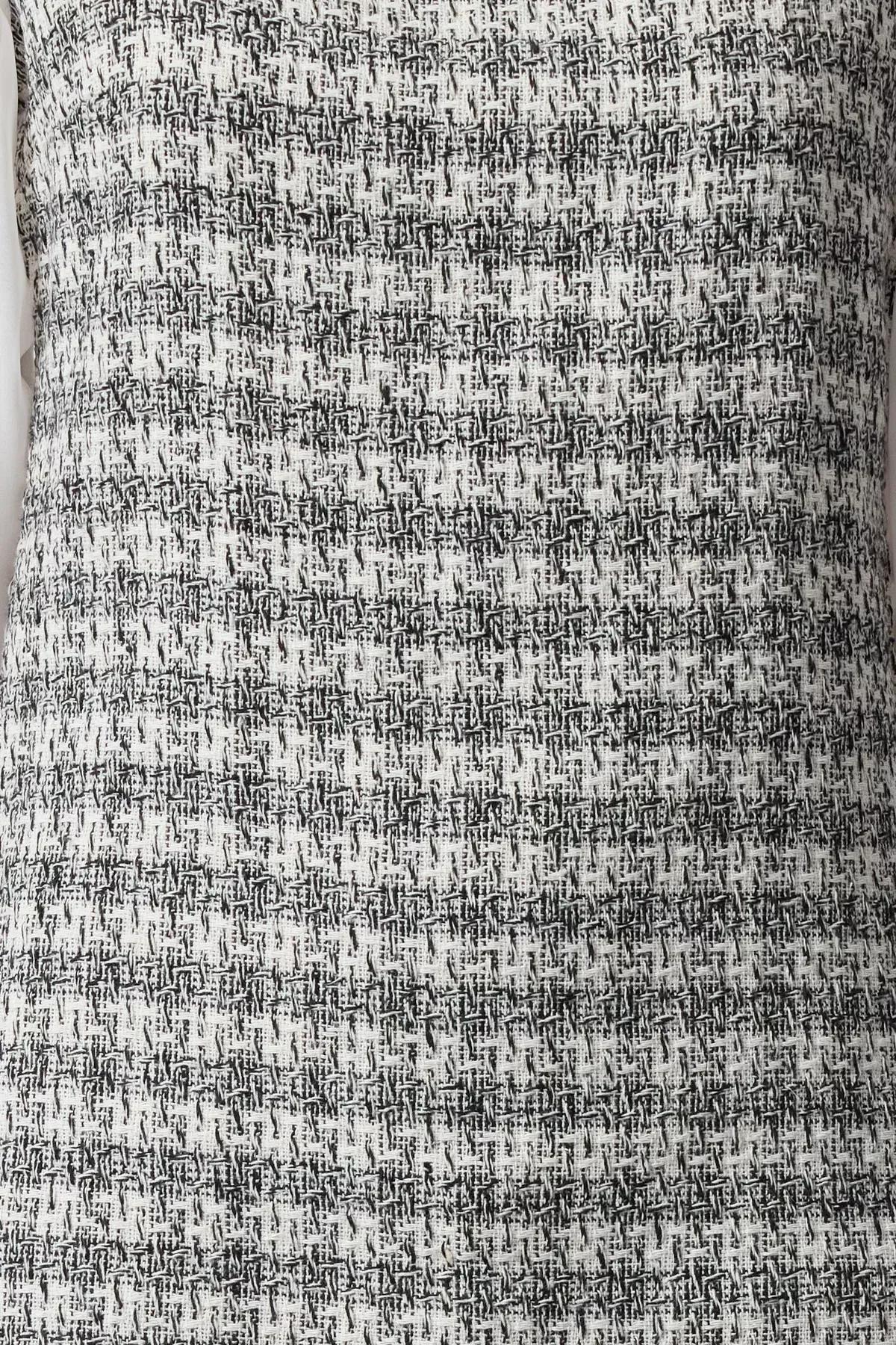Multicolour Checkered Mini Woven Dress, , large image number 2