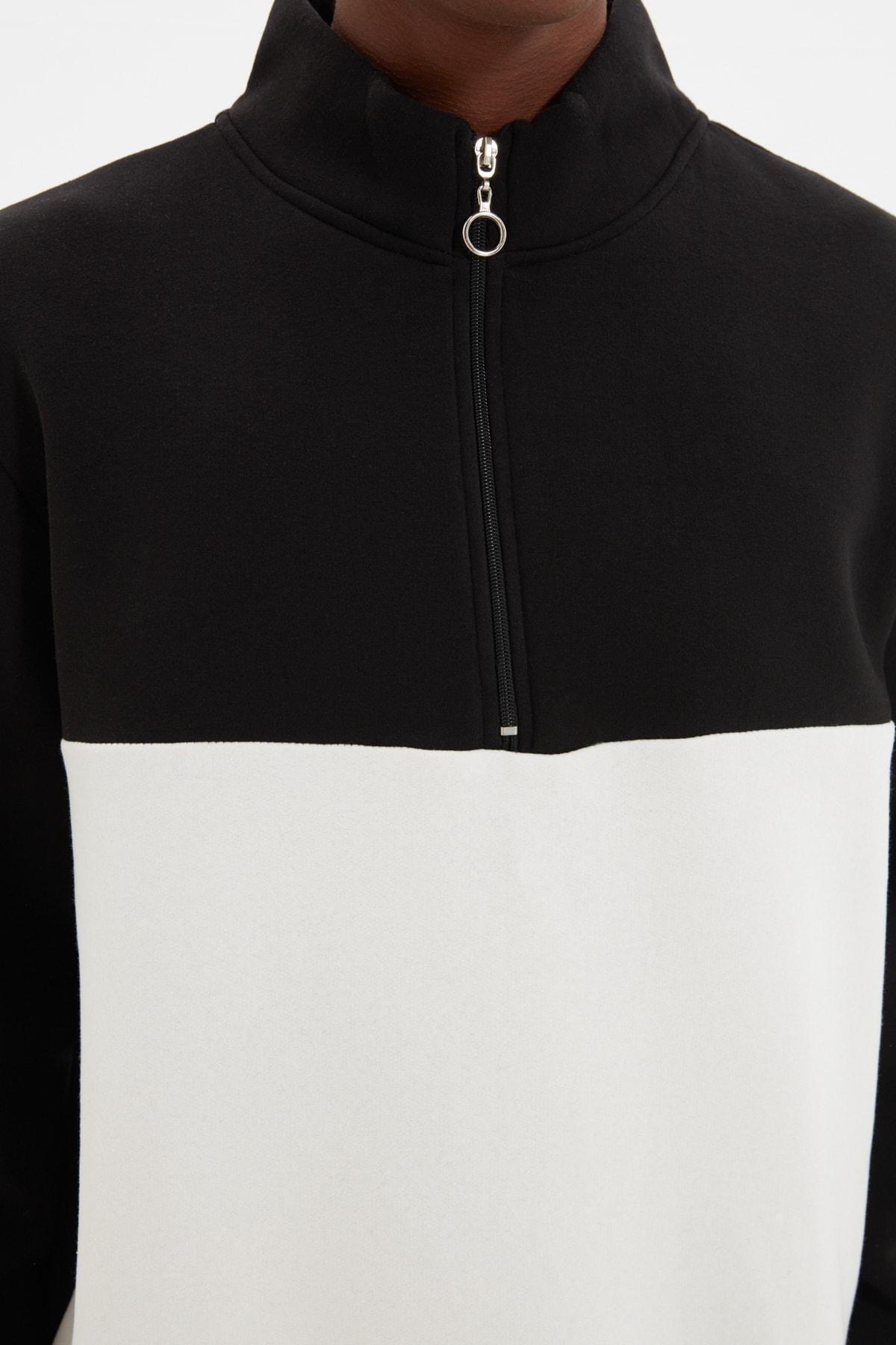 Black Regular Sweatshirt, , large image number 2