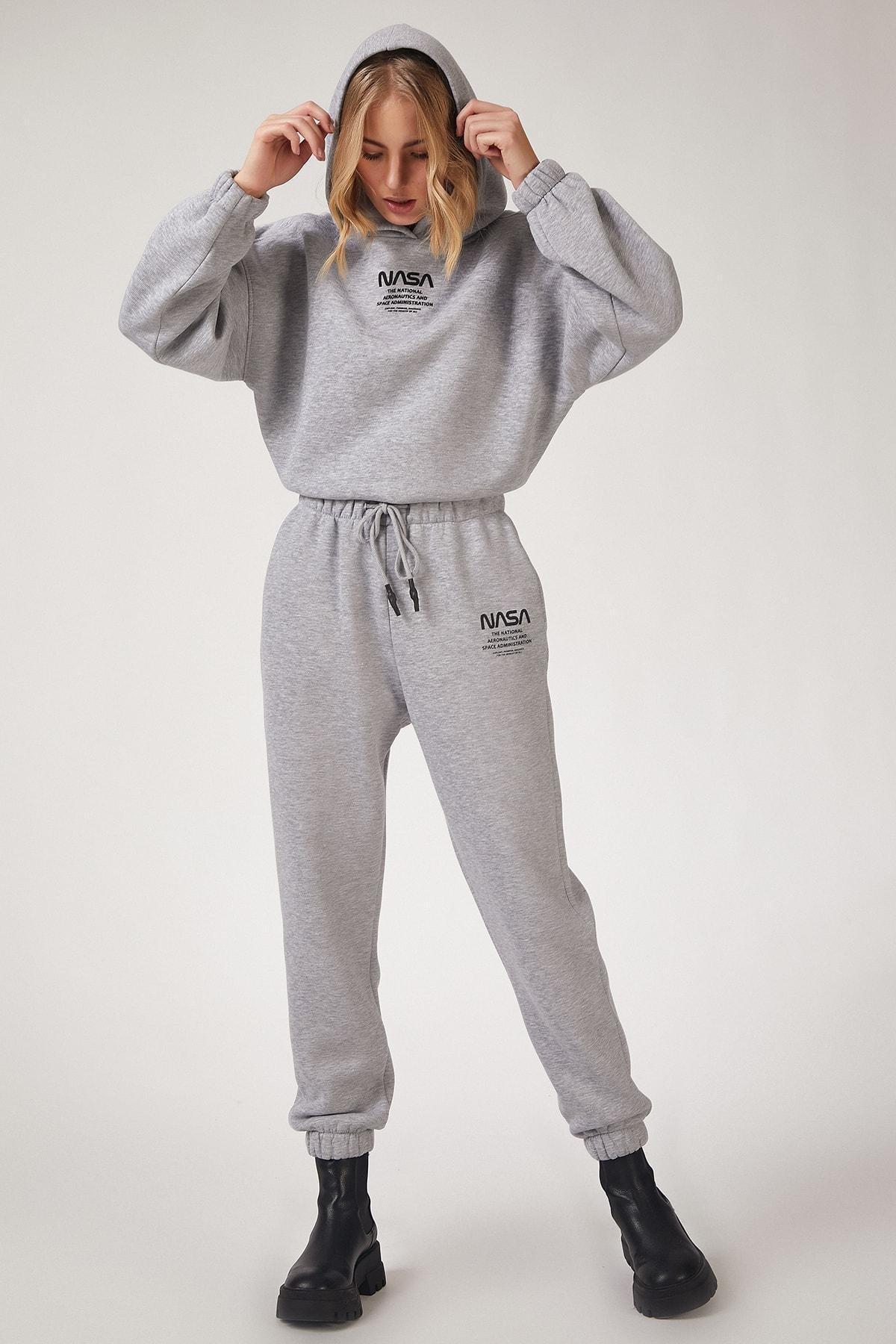 Grey Regular Fit Sweatsuit, , large image number 1