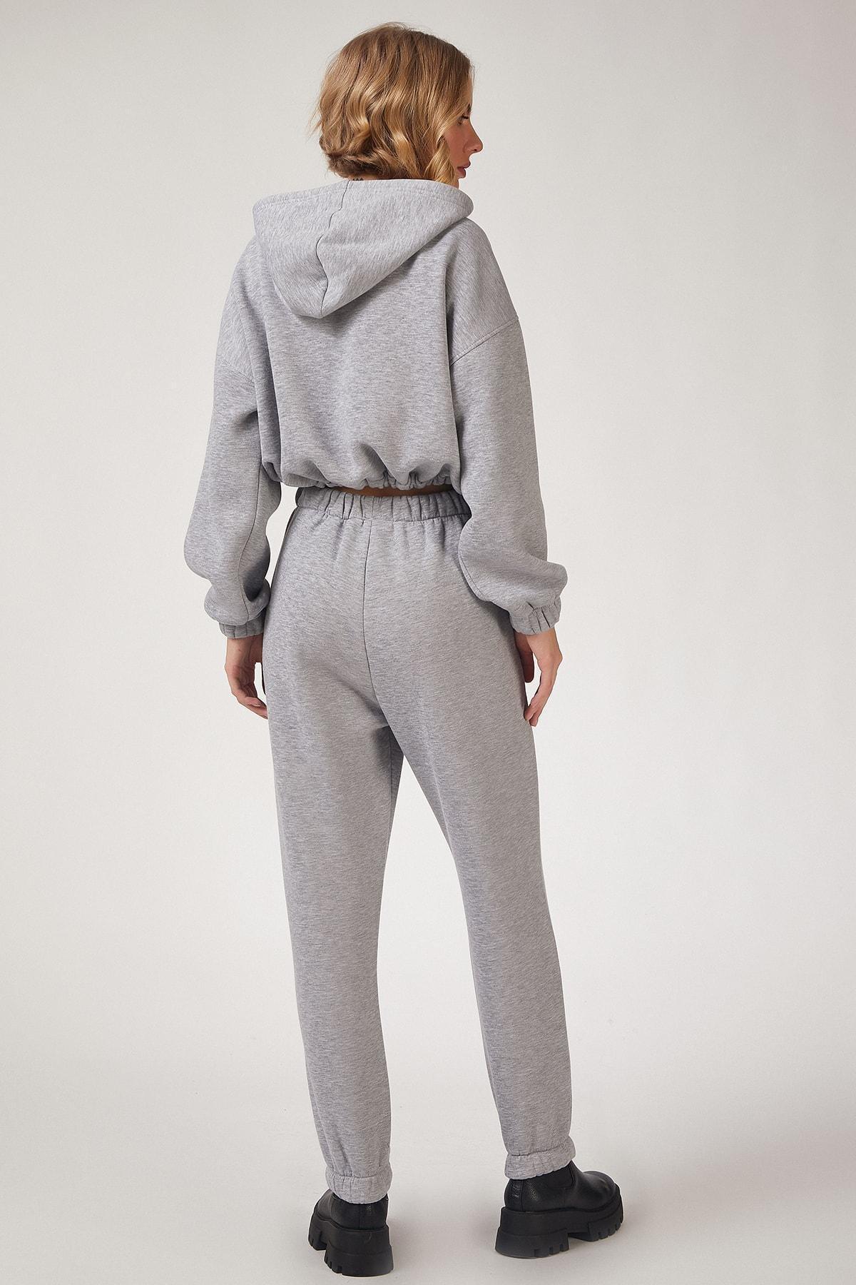 Grey Regular Fit Sweatsuit, , large image number 2