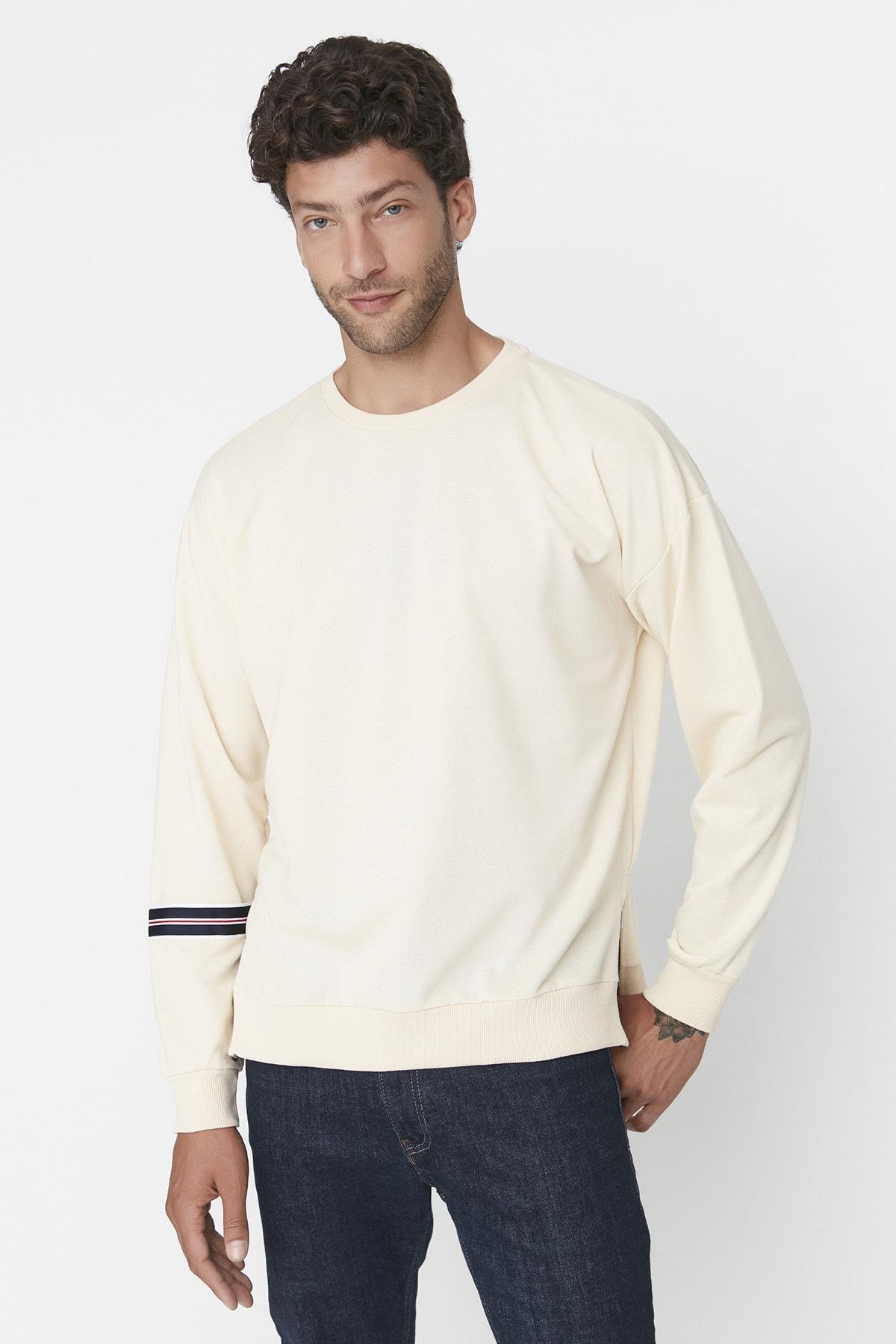 Black Oversize Sweatshirt, , large image number 0