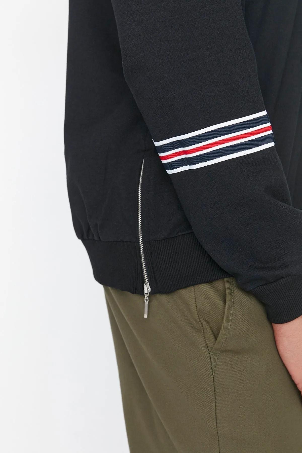 Black Oversize Sweatshirt, , large image number 3