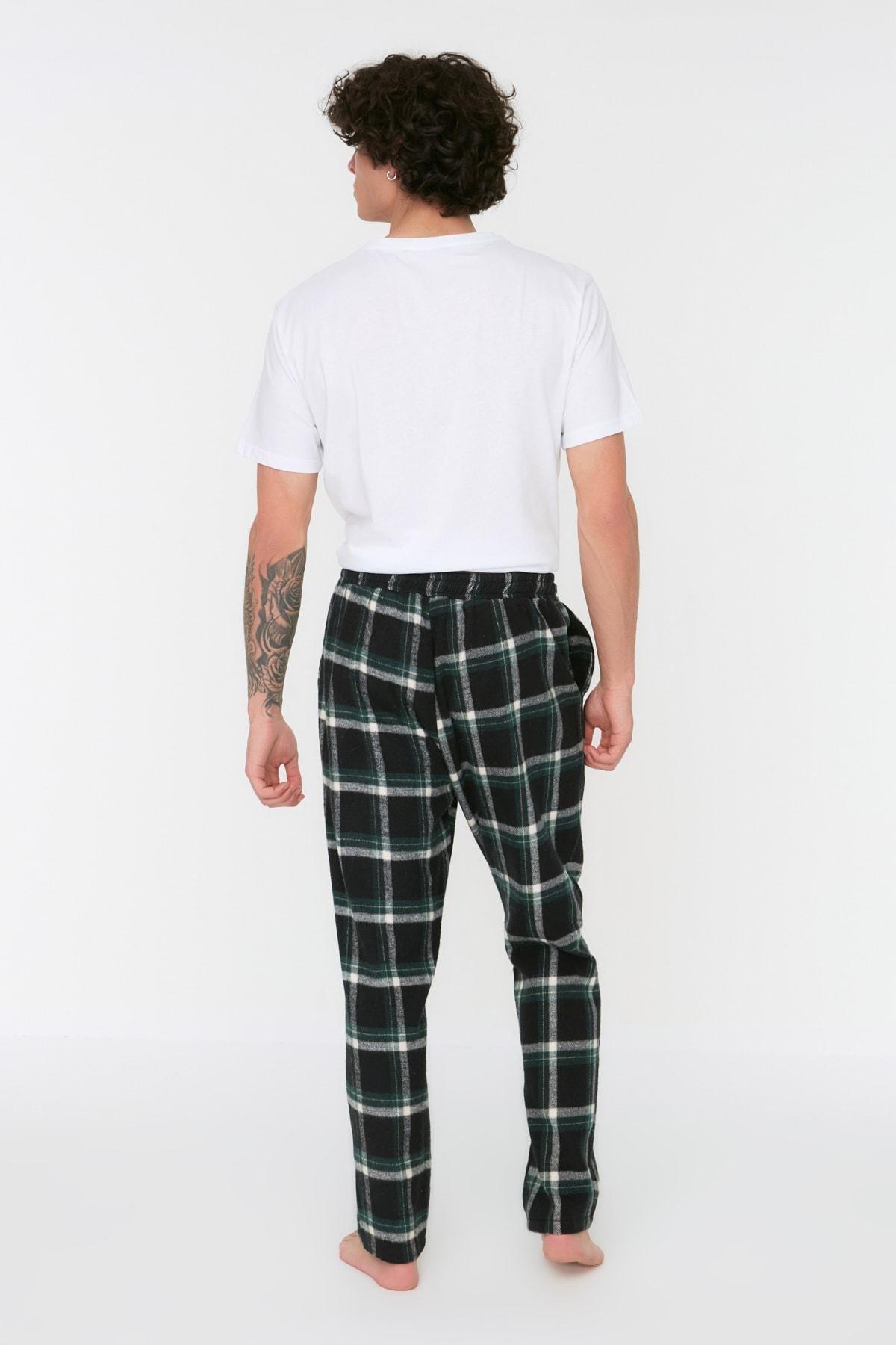 Multicolour Relaxed Pajama Bottoms, , large image number 4