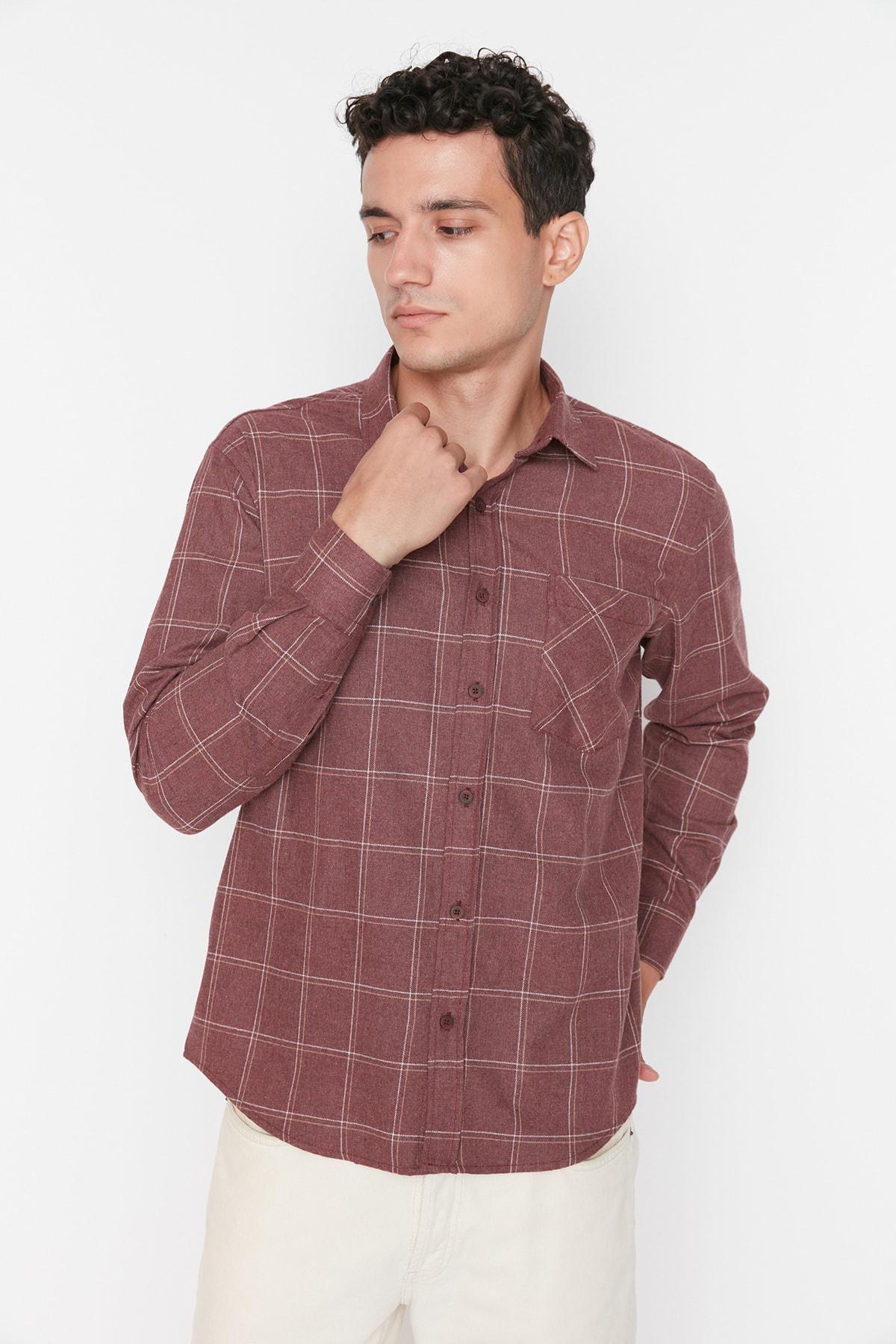 Red Regular Shirt, , large image number 0