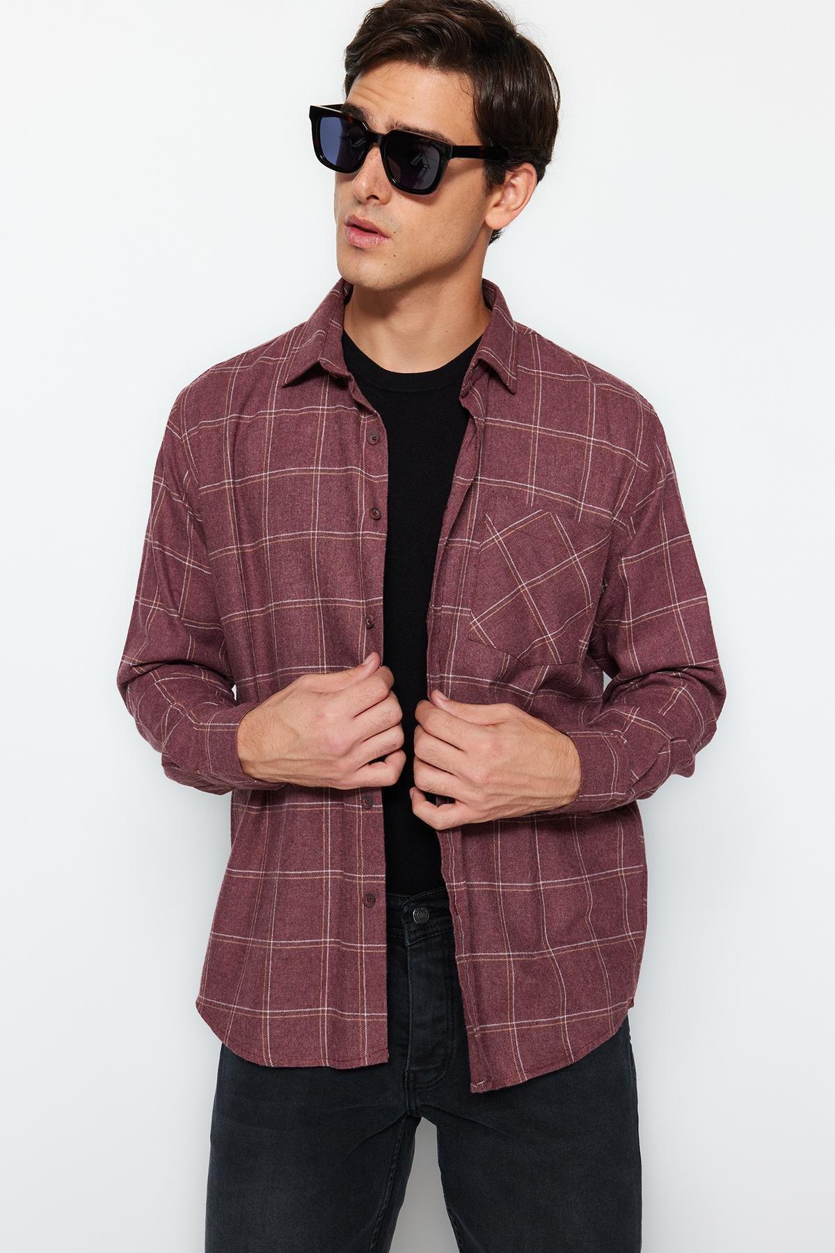 Red Regular Shirt, , large image number 1