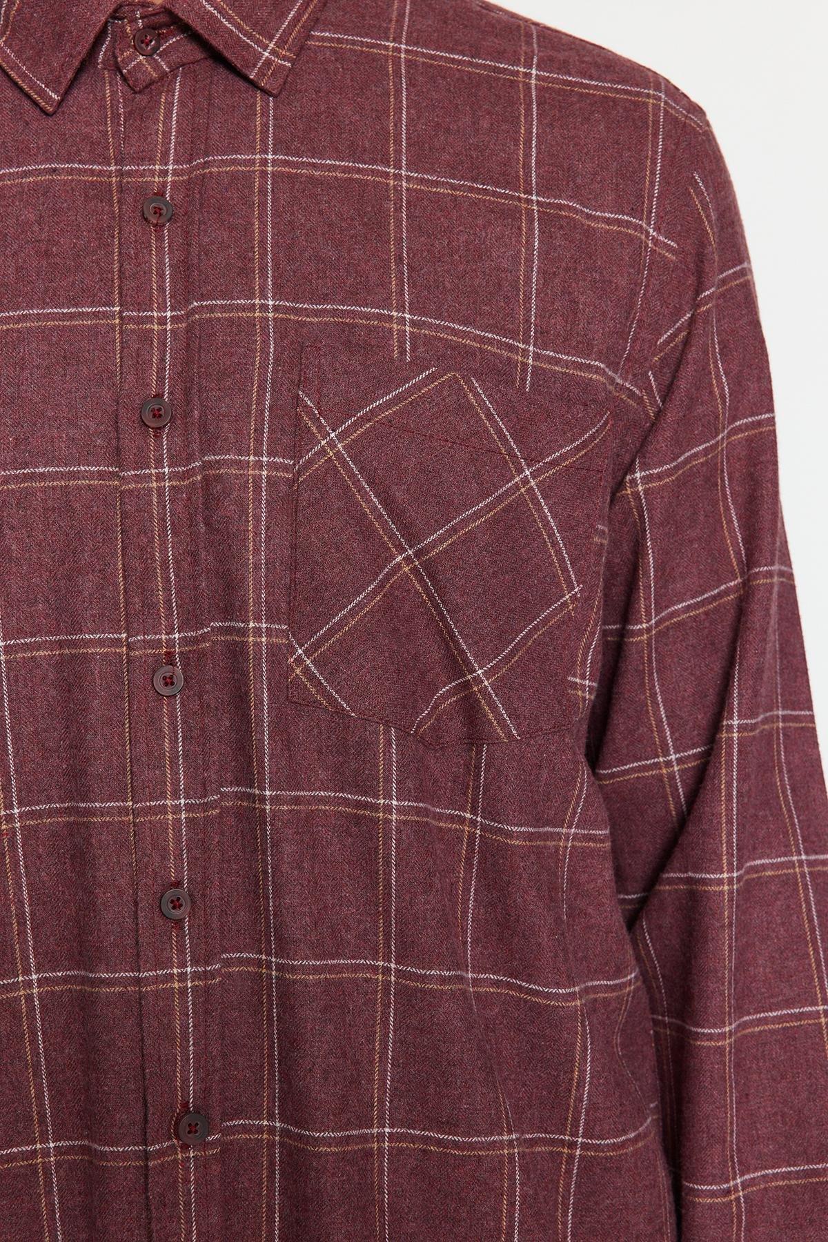 Red Regular Shirt, , large image number 4
