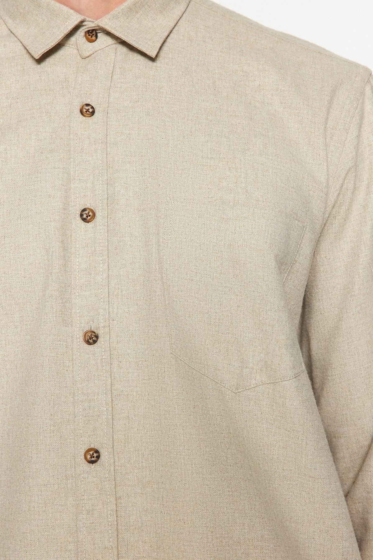 Brown Collared Shirt, , large image number 4