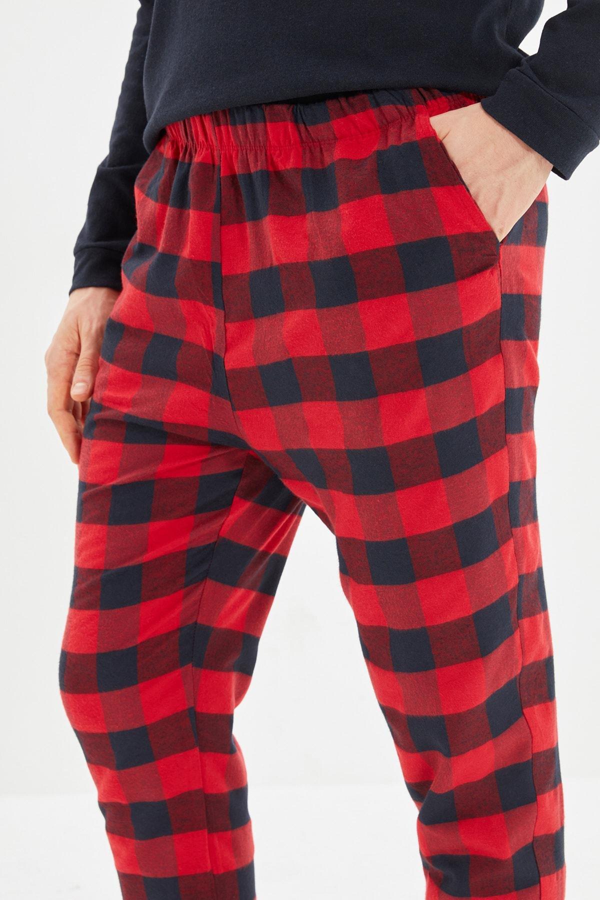 Multicolour Plaid Pyjamas Set, Multicolor, large image number 3
