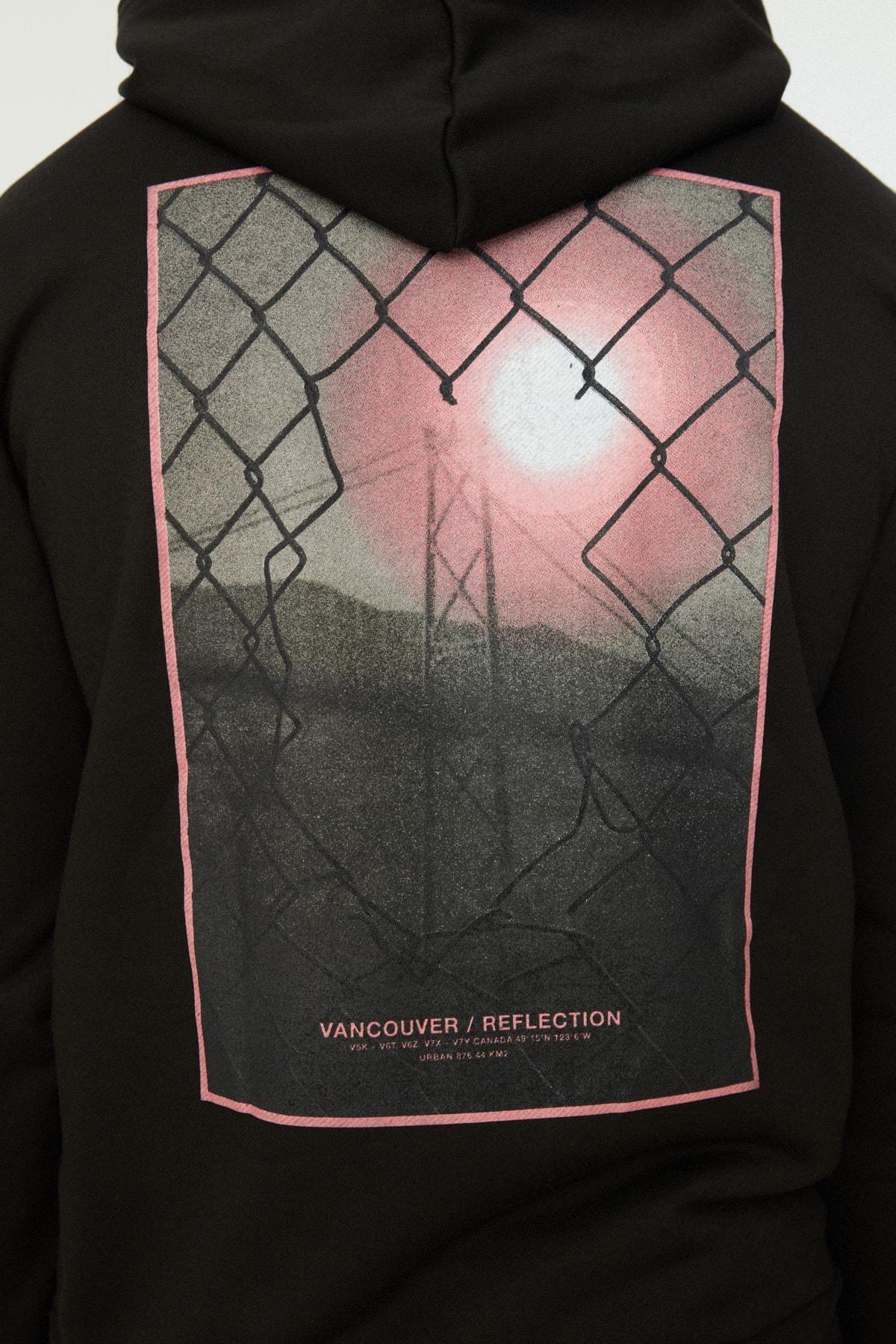 Black Regular Sweatshirt, , large image number 5