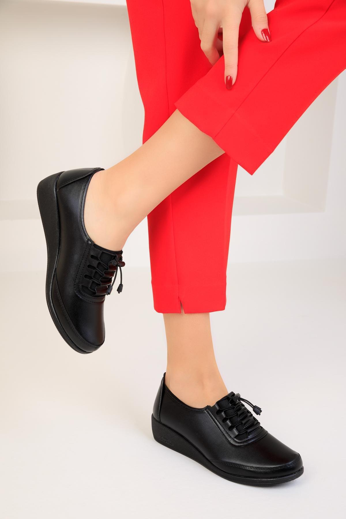 Black Casual Shoes, BLACK, large image number 0