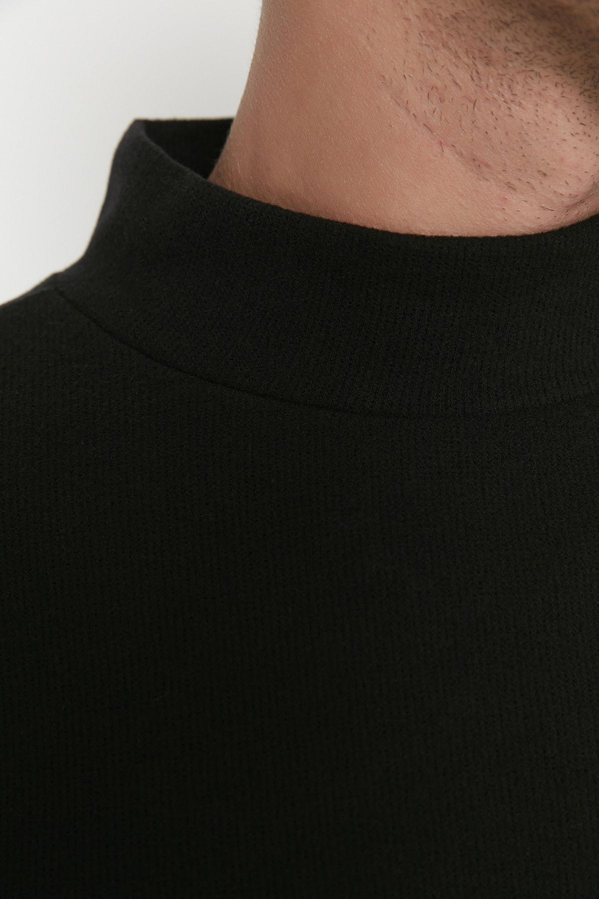 Black Slim T-Shirt, , large image number 3